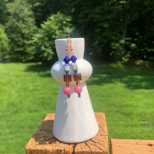 Beautiful, simple, handmade dangle earring